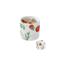 Porcelán evőeszköztartó 14x13,5cm dobozban,Home & Kitchen papírárú, csomagoló és tárolóeszköz