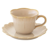  Porcelán kávéscsésze szett - 110ml - Fleuri terracotta