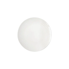  Porcelán lapostányér 26cm,Drops White tányér és evőeszköz