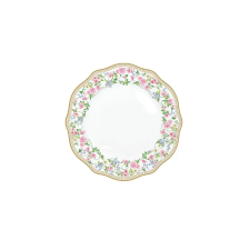  Porcelán lapostányér 26cm,Garden Joy tányér és evőeszköz