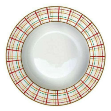  Porcelán mélytányér 21,5cm, Harvest tányér és evőeszköz