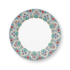 Porcelán tál 21cm Virágfesztivál kék konyhai eszköz