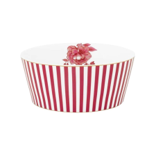 Porcelán tál, Pip Studio, Sötét rózsaszín, 15 cm, Royal Stripes kollekció konyhai eszköz
