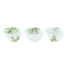 Porcelán tálkaszett S/3, 9,5cm, dobozban, Natura konyhai eszköz