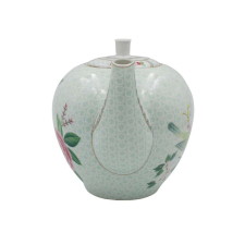 Porcelán teáskanna 1.6l Blushing Birds fehér vízforraló és teáskanna