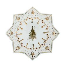 Porcelán tortatál 32cm, dobozban, Christmas Lights konyhai eszköz
