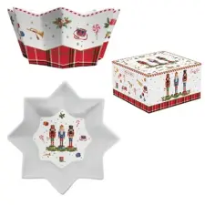  Porcelántál 20cm, dobozban, Vintage Nutcracker konyhai eszköz