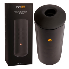 Pornhub Pornhub Virtual Blowbot - akkus interaktív maszturbátor (fekete) egyéb erotikus kiegészítők férfiaknak