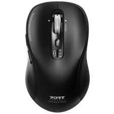 Port CONNECT Expert 2,4Ghz + Bluetooth, fekete egér