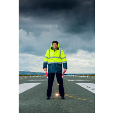 Portwest 7 az 1-ben HiVis Contrast Traffic Protective Jacket-S426 XXL sárga