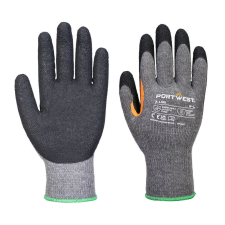 Portwest A106 Grip 10 Megerősített hüvelykujjas védőkesztyű - Latex (szürke/fekete, 7/S) védőkesztyű