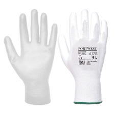 Portwest A120 nylon kesztyű PU tenyérmártott (06/xS) munkavédelmi kesztyű védőkesztyű
