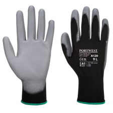 Portwest A120K7RS Portwest Nylon védőkesztyű PU tenyérmártott védőkesztyű