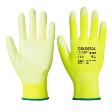 Portwest A120Y2RS Portwest Nylon védőkesztyű PU tenyérmártott védőkesztyű