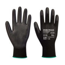 Portwest A123 Portwest Latexmentes PU Palm munkavédelmi kesztyű - Teljes karton (144) védőkesztyű
