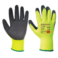 Portwest A140 Thermal védőkesztyű (sárga/fekete, 6/XS)
