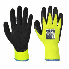Portwest A143 Thermal Soft Grip kesztyű sárga/fekete színben
