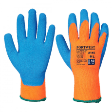 Portwest A145 Portwest Hűtőházi munkavédelmi kesztyű, Csúszásmentes latex bevonatú, akril bélésű