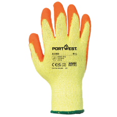 Portwest A150 Classic Grip védőkesztyű (Sárga/Narancs, 9/L)
