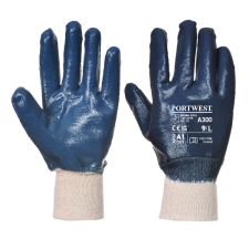 Portwest A300 Nitril csuklóig mártott védőkesztyű (10/XL) védőkesztyű