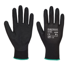 Portwest A335 Dermi-Grip NPR15 Nitrile Sandy kesztyű (fekete, XS)