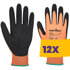 Portwest A335 Dermi-Grip NPR15 Nitrile Sandy kesztyű narancs (Karton - 12 pár) védőkesztyű