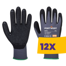 Portwest A351 DermiFlex Plus védőkesztyű szürke (Karton - 12 pár) védőkesztyű