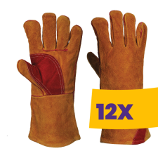 Portwest A530 Megerősített hegesztőkesztyű barna (Karton - 12 pár) védőkesztyű