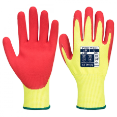 Portwest A626 - Vis-Tex HR Cut kesztyű-Nitril Sárga/Piros