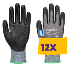 Portwest A649 Vágásbiztos PU bevonatos munkakesztyű szürke (Karton - 12 pár) védőkesztyű