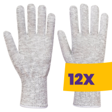 Portwest A657 AHR 10 élelmiszer kesztyűbélés szürke (Karton - 12 pár) védőkesztyű