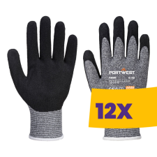 Portwest A665 Továbbfejlesztett vágásbiztos kesztyű, CUT 5 szürke (Karton - 12 pár) védőkesztyű