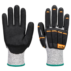 Portwest A718 Impact C13 Nitrilhab Védőkesztyű (szürke/fekete, 11/XXL)
