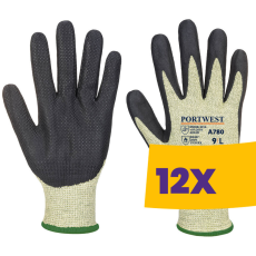 Portwest A780 ArcGrip kesztyű (lángálló, ívrobbanás ellen) zöld (Karton - 12 pár)