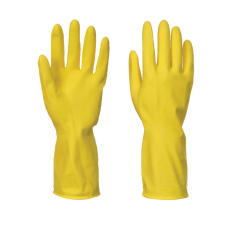 Portwest A800YERXL Portwest Háztartási latex védőkesztyű (12 pár) védőkesztyű