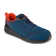 Portwest Acél, Textil trainer S1P FO SR Blue/Orange 44 munkavédelmi cipő
