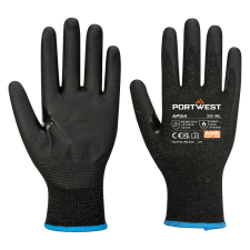 Portwest AP34K8RM Portwest LR15 Vágásbiztos nitrilhab védőkesztyű (érintőképernyős) (12 pár) védőkesztyű