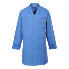 Portwest AS10 Antisztatikus ESD köpeny (KÉK, 5XL) munkaruha