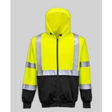 Portwest B315 - Hi-Vis kéttónusú kapucnis pulóver láthatósági ruházat