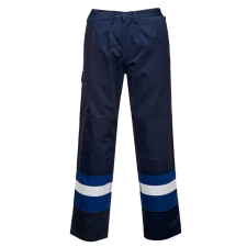 Portwest Bizflame Plus kéttónusú nadrág Navy/Royal M munkaruha
