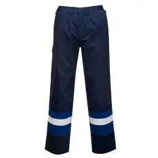 Portwest Bizflame Plus kéttónusú nadrág Navy/Royal XXXL