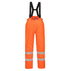 Portwest Bizflame Rain bélelt- Hi-Vis antisztatikus FR nadrág narancs XXXL