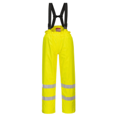 Portwest Bizflame Rain bélelt- Hi-Vis antisztatikus FR nadrág sárga S