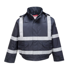 Portwest Bizflame Rain FR Multi Protection bomber kabát tengerészkék XXL