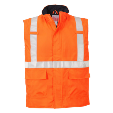 Portwest Bizflame Rain Hi-Vis antisztatikus FR lángálló mellény narancs L