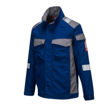 Portwest Bizflame Ultra kéttónusú kabát (kék/szürke, M) munkaruha
