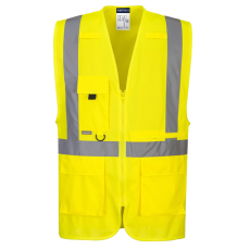 Portwest C357YERS Portwest Hi-vis Executive Vest With Tablet Pocket