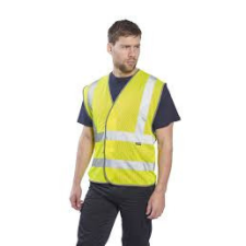 Portwest C370 MeshAir jól láthatósági mellény (sárga, XXL/3XL) láthatósági ruházat