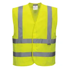 Portwest C370YERL/XL Portwest Hi-Vis MeshAir szellőző mellény láthatósági ruházat