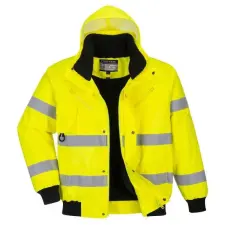 Portwest C467 Hi-Vis 3 az 1-ben bomber dzseki munkaruha
